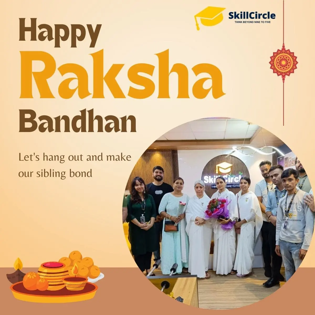 raksha bandhan celebration at skillcircle institute