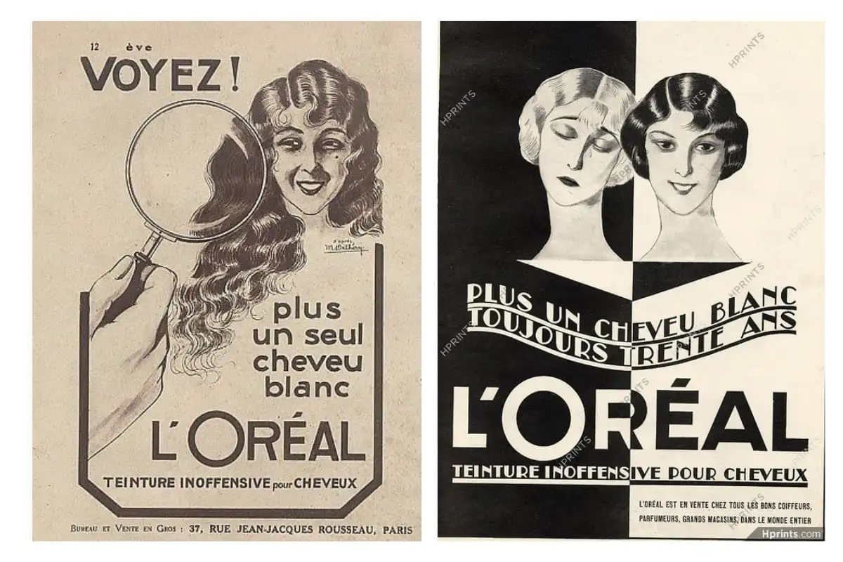 old ad by loreal