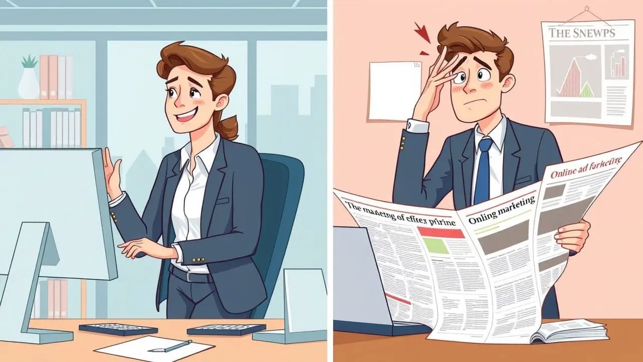 difference between online marketing and offline marketing