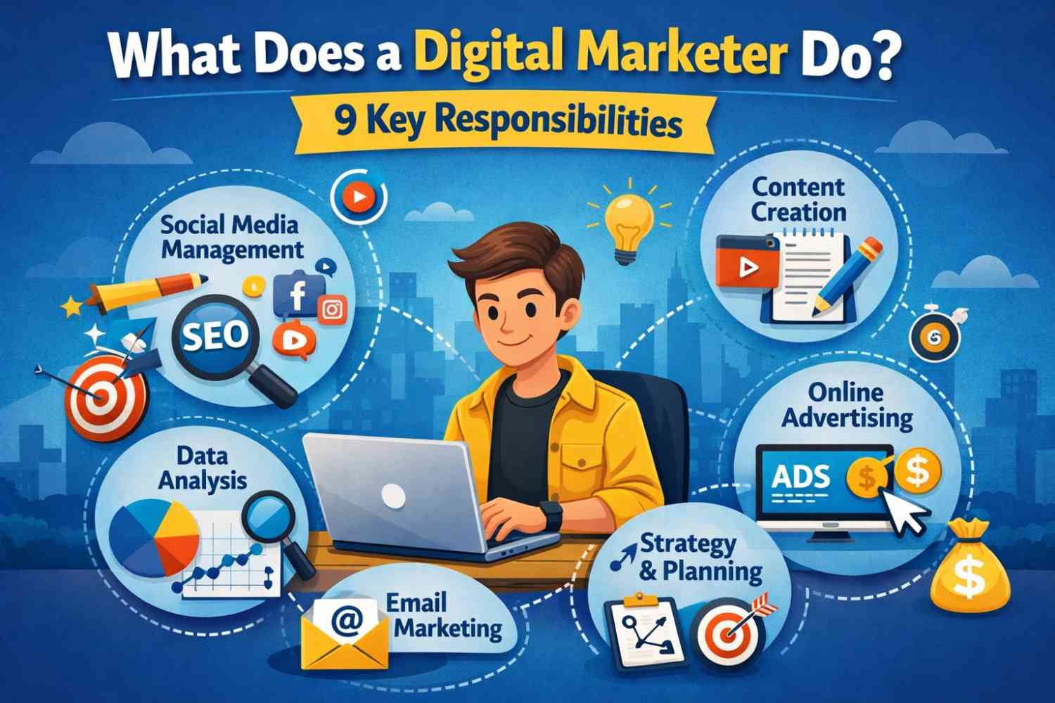 Read more about the article What Does a Digital Marketer Do? 9 Key Responsibilities
